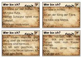 Vorschau - Spiele - Lesen: Tierrätsel-Karten für Leseanfänger - Seite 3