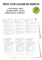 anteprima - Esercizi - Influenza dell Illuminismo sulla democrazia moderna - Pagina di copertina