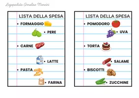 anteprima - Materiale di supporto/inclusione - Facciamo la spesa! Gioco per Lessico e Linguaggio|Logopedia - Pagina 2