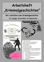 Vorschau - Stundenentwürfe - Arbeitsheft Kriminalgeschichten: Wir schreiben Krimis - Deckblatt