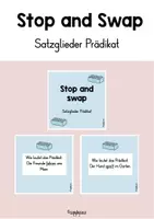 Vorschau - Spiele - STOP AND SWAP - Satzglieder Prädikat - Deckblatt