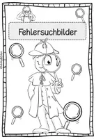 Vorschau - Arbeitsblätter - Fehlersuchbilder Wahrnehmung & Konzentration | Fördermaterial Grundschule Klasse 1-4 - Seite 1