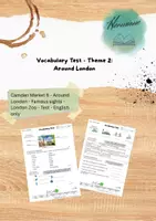 Vorschau - Test - Vocabulary Test - CM6: Around London - Deckblatt