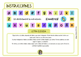 Vista previa - Tarjetas / Manipulativos - LETRAS - Portada