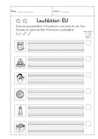 Vorschau - Arbeitsblätter - Laufdiktat "EU" (Klasse 1-2) - Seite 2