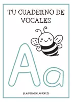 Vista previa - Hojas de trabajo - PRIMEROS PASOS EN LA LECTOESCRITURA: LAS VOCALES - Portada