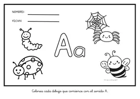 Vista previa - Hojas de trabajo - PRIMEROS PASOS EN LA LECTOESCRITURA: LAS VOCALES - página 3