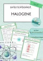 Vorschau - Stundenentwürfe - NuT 8 Halogene Stundenentwurf Merkhefteintrag - Deckblatt