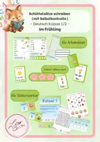 Vorschau - Arbeitsblätter - Escape Room - Lesen und Schreiben im Frühling - Deckblatt