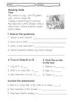 Vorschau - Arbeitsblätter - Englisch Klasse 5 Arbeitsblätter & Test mit Lösungen – Unit 1 Part A – passend zu Access 1 - Seite 2