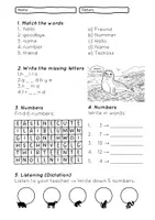 Vorschau - Arbeitsblätter - Simple Present Arbeitsblätter Englisch Klasse 5 - Starter Lektion - Seite 1
