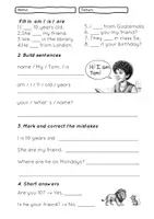 Vorschau - Arbeitsblätter - Simple Present Arbeitsblätter Englisch Klasse 5 - Starter Lektion - Seite 3