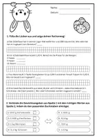 Vorschau - Arbeitsblätter - Ostern Mathe Klasse 5/6 - Seite 1