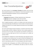 Vorschau - Arbeitsblätter - Textverständnis Tourette-Syndrom - Deckblatt
