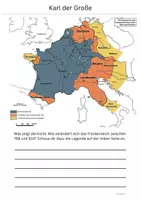 Vorschau - Stundenentwürfe - Das Mittelalter - Karl der Große (differenziert), Sek 1 - Seite 1