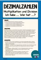 Vorschau - Spiele - Ich habe ... Wer hat ...? Multiplikation und Division von Dezimalzahlen - Seite 1