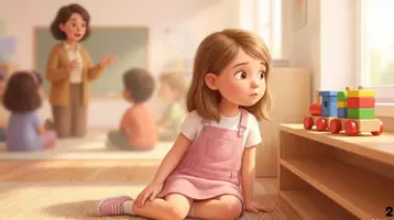 Aperçu - Cartes / Images - Kamishibai – Lina écoute pendant le regroupement | Les règles de vie en maternelle - Page 3
