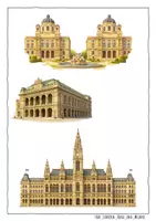 Vorschau - Bildkarten - Wiener Ringstraße, Gebäude + Quiz + A3 Plakat - Seite 3