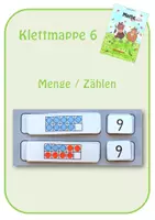 Vorschau - Stationenlernen - Klettmappe 6 - ZR 10 Menge/Zählen - Deckblatt