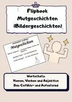 Vorschau - Fördermaterial/Inklusion - Flipbook Mutgeschichten (Bildergeschichten) - Deckblatt