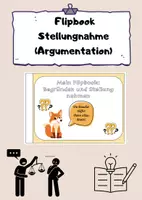 Vorschau - Fördermaterial/Inklusion - Flipbook Argumentation - Deckblatt