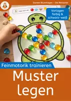 Vorschau - Aufgabenkarten - Muster legen – Feinmotorik trainieren - Deckblatt
