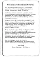 Vorschau - Fördermaterial/Inklusion - Formen kneten – Bildkarten & Knetvorlagen (farbig & schwarz-weiß) - Seite 1