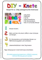 Vorschau - Fördermaterial/Inklusion - Formen kneten – Bildkarten & Knetvorlagen (farbig & schwarz-weiß) - Seite 2