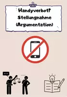 Vorschau - Arbeitsblätter - Handyverbot? - Ja oder nein? - Deckblatt