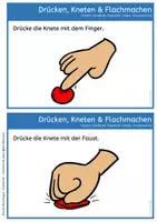 Vorschau - Aufgabenkarten - Knetkartei – Feinmotorik üben | Förderschule • Grundschule • Kita - Seite 3