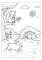 Vorschau - Arbeitsblätter - Hören und Malen Frühling - Hörverstehen Deutsch 1. & 2. Klasse - Seite 1