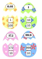 Aperçu - Jeux - Les fractions de Pâques - Jeu à plastifier - Page 2