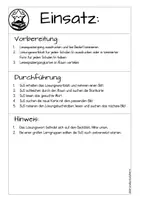 Vorschau - Stationenlernen - Lesespaziergang Klasse 1 Teil 17 Buchstaben - Seite 1