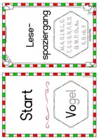Vorschau - Stationenlernen - Lesespaziergang Klasse 1 Teil 17 Buchstaben - Seite 2