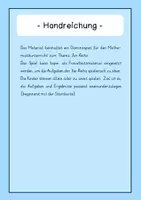 Vorschau - Spiele - Domino 3er Reihe Malaufgaben Einmaleins Spiel - Seite 1