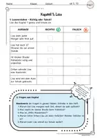 Vorschau - Arbeitsblätter - Der fliegende Klassenscooter Kapitel 1: Lisa (inkl. Musterlösung) - Seite 1