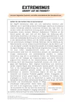 Vorschau - Arbeitsblätter - Extremismus - Infotext und Steckbrief (Gefahren für die Demokratie) - Seite 1