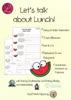 Vorschau - Arbeitsblätter - Let's talk about Lunch - Dialogstunde 3-fachdifferenziert mit Tafelmaterial - Deckblatt