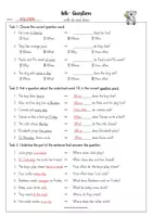 Vorschau - Arbeitsblätter - Wh- Questions (Where, What,...) with do/does in Present Simple - Übungszettel - Seite 2