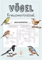 Vorschau - Arbeitsblätter - Heimische Vögel Kreuzworträtsel - Deckblatt