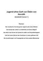 Vorschau - Unterrichtsreihen - Jugend ohne Gott von Ödön von Horváth (Arbeitsheft) - Seite 1