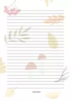 Vorschau - Mal- und Bastelvorlagen - 🍁Briefpapier Herbst 🍂 Schreibanlass Herbst | kreatives Schreiben Herbst | freies Schreiben Herbst | Deutsch | - Seite 1