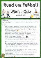 Vorschau - Spiele - Würfel-Quiz: Rund um Fußball, interaktives Spiel für Fußballfans - Seite 1
