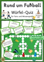 Vorschau - Spiele - Würfel-Quiz: Rund um Fußball, interaktives Spiel für Fußballfans - Deckblatt
