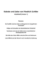 Vorschau - Unterrichtsreihen - Kabale und Liebe von Friedrich Schiller (Arbeitsheft) - Seite 1