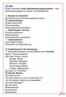Vorschau - Poster - 10 interaktive Stress-Rituale für Grundschule - Seite 2