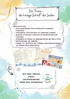 Vorschau - Arbeitsblätter - Thora - die heilige Schrift der Juden - Deckblatt