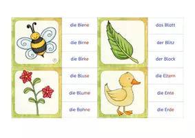Vorschau - Aufgabenkarten - Genau lesen im Frühling – 44 Klammerkarten mit Selbstkontrolle - Freiarbeit - Seite 3