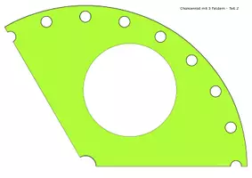 Vorschau - Mal- und Bastelvorlagen - grüne Chancenrad Bastelvorlage - editierbar (mit Bastelanleitung) - Seite 2