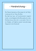 Vorschau - Spiele - Domino 8er Reihe Geteiltaufgaben Einmaleins Spiel - Seite 1